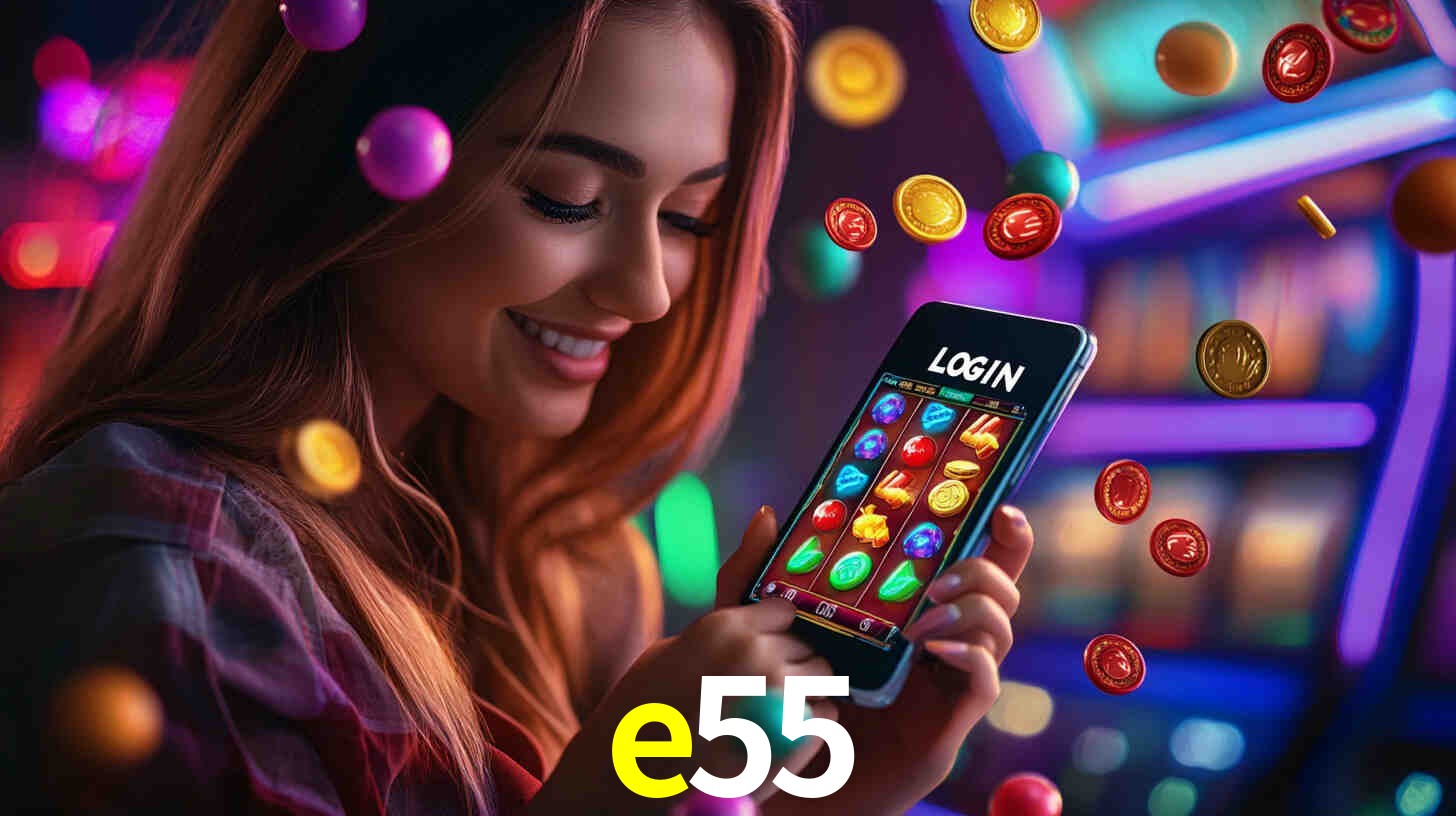 e55: Jogos de Caça-Níqueis-Altas Recompensas, Roleta-Velocidade, Blackjack-Desafios Máximos